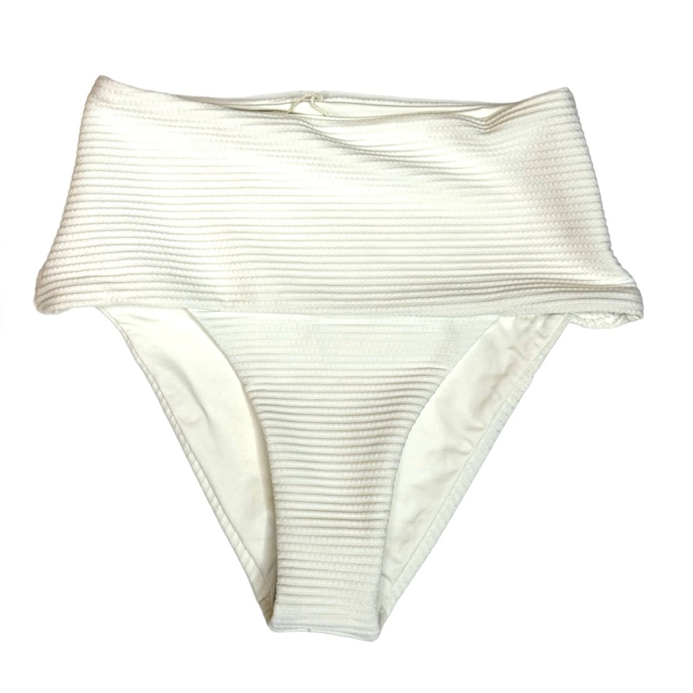 L*Space Eco Chic Desi  Bottom White Revolve Size XS New